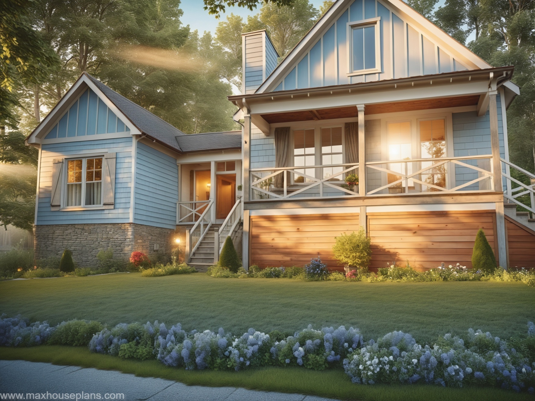 Exterior with breezeway